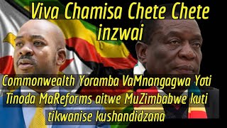 Viva Chamisa Chete Chete inzwai ED arambwa pasi rese🇿🇼 [upl. by Harvison]