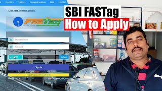 How to Apply SBI FASTag OnlineOffline SBI FASTag Kaise Apply Kare [upl. by Allare]