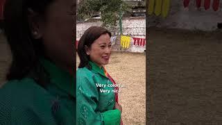 The First Impressions Of The Paro Festival In Bhutan 🇧🇹 shorts [upl. by Eimrots505]