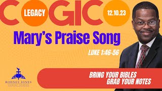 Marys Praise Song Luke 14656 December 10 2023 Sunday School COGIC Legacy [upl. by Noremak]