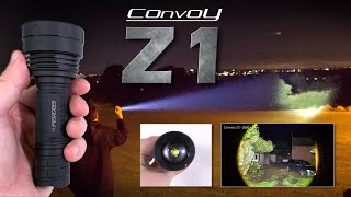 Convoy Z1  2000 lumens 21700 Zoomable flashlight  SST40 LED [upl. by Lumbard]