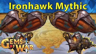 Gems of War Ironhawk Mythic Teams and Key Opening [upl. by Aicenert]