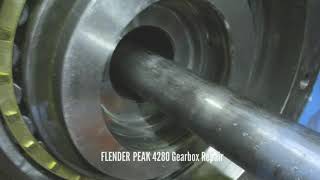 FLENDER PEAK 4280 Gearbox Repair  GBS International [upl. by Enoyrt]