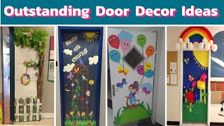 Beautiful and super classroom door decoration ideas  Simple and amazing different door design [upl. by Letizia31]