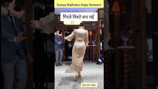 Sanya Malhotra Oops Moment  sanya malhotra dangal  sanya malhotra ramp walk shorts [upl. by Kihtrak]