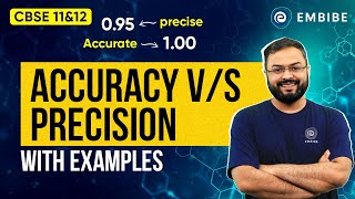 Accuracy Vs Precision with Examples  CBSE Class 11 Chemistry  Anupam Gupta IIT Delhi  Embibe [upl. by Ahsiki269]