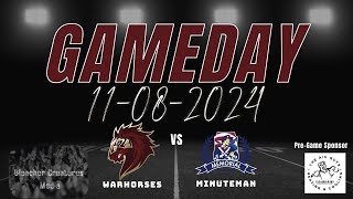 Devine Warhorses Vs Memorial Minuteman 11824 [upl. by Llehsram]