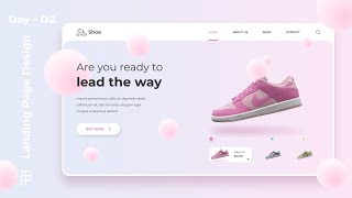 Landing Page Design in Figma [upl. by Nike]