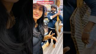 Ivlo periya hand bag ah  ytshorts navinkanmani family actornavinkumar shopping love nk [upl. by Atikcir]