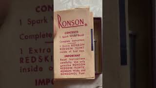 Ronson standard petrol lighter ronson vintage classic lighters [upl. by Anawit12]