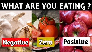 Three types of food According to ayurveda Positive Negative and zero pranic food details in hindi [upl. by Inilam360]