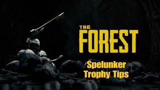 The Forest  Spelunker Trophy Tips PS4 Patch 108 [upl. by Herman496]