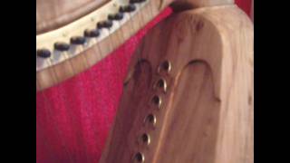 Queen Mary harp replica  Clarsach  Scottish harp [upl. by Teferi]