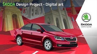 SKODA Design Project  Digital Art [upl. by Prichard]