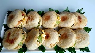 panecillos rellenos de atun ميني بطبوط معمر [upl. by Esidnac]