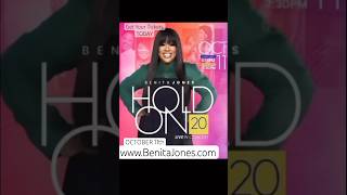 Benita Jones presents Hold On 20 LIVE OCT 11th wwwbenitajonescom BenitaJones Worship [upl. by Jenn]