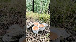 Tea making asmr😋asmr food cooking outdoors nature [upl. by Dotson]