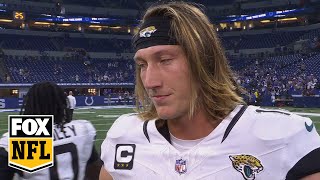 Trevor Lawrence after Jaguars 3121 win against Colts  Postgame Interview [upl. by Asia]