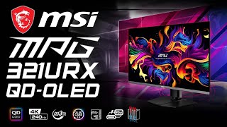 32 İNÇ 4K 240 HZ OLED MONİTÖR  MSI MPG 321URX QDOLED İncelemesi [upl. by Presley107]