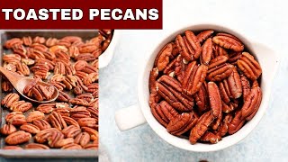 How to toast Pecans in Air Fryer Oven or Skillet [upl. by Hacker]