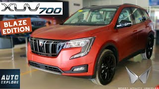 Mahindra XUV 700 Blaze edition  Matte Red Black Alloy  Auto Explore [upl. by Rapp]