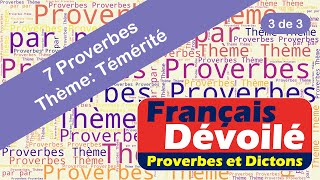 Proverbes  Témérité 3 de 3 [upl. by Nohcim]