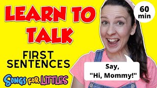 First Sentences for Toddlers  Learn to Talk  Toddler Speech Delay  Speech Practice Video English [upl. by Guod320]