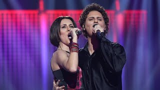 Andrea Guasch y Rosco imitan a Chenoa y David Bisbal en Escondidos  Tu Cara Me Suena [upl. by Serene]