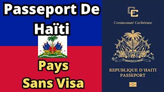 Passeport De Haïti  Pays Sans Visa 2024 [upl. by Kacerek427]