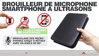 TEST BROUILLEUR DE MICROESPION IPHONE DISPOSITIF ANTIECOUTE SECUTECFR [upl. by Templer892]