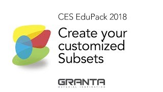 Create your customized Subsets in CES EduPack [upl. by Wrightson]