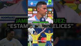 JAMES RODRÍGUEZ llora tras la CLASIFICACIÓN de COLOMBIA a la FINAL de la COPA AMÉRICA  Depor [upl. by Ratcliffe]