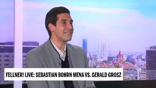 FELLNER LIVE Sebastian Bohrn Mena vs Gerald Grosz Analyse der Elefantenrunde auf oe24 TV [upl. by Ranite]