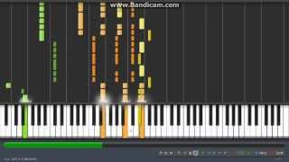 Synthesia  UVERworld D´Technolife piano [upl. by Nanahs]