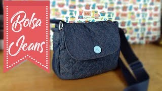 Diy Bolsa Jeans [upl. by Izy279]