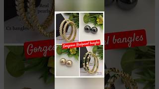 A stunning designer Realpearl bangles with lifetime guarantee certificate✅✅ real today pearl [upl. by Hart]