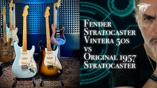 Fender Stratocaster Vintera 50s Vs Original 1957 Stratocaster [upl. by Lakym368]