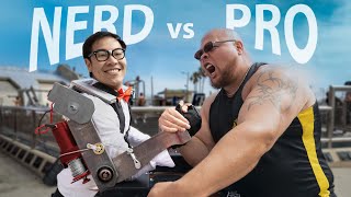 I built an Exoskeleton to challenge Pro Arm Wrestlers [upl. by Prochora305]