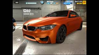 CSR2 Racing  T3  BMW M4 Coupé  No Fusion Stage 5 Best Tune [upl. by Adniled]