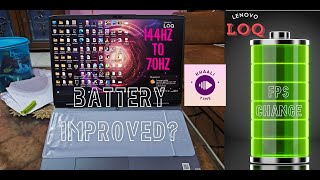 Change Lenovo LOQ Laptop Refresh rate [upl. by Cattan]