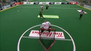 NLL Jeff Cornwall scores quotThe Goalquot for Saskatchewan Rush in Champions Cup Finals [upl. by Haas229]