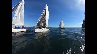 R5 1 of 2  start  2024 J80 North American Championship [upl. by Ryhpez]