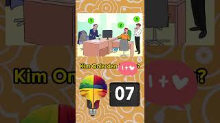 🕴️✅ Kim Onlardan Patron🕵️ bilmece bilmeceler puzzle bulmaca bulmacalar [upl. by Joellyn20]