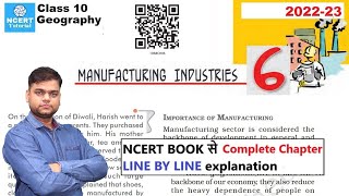 Manufacturing Industries  Class 10 Geography chapter 6 Full chapter [upl. by Teriann38]