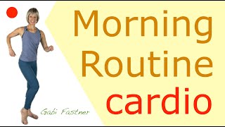 ☀️20 min Morning Routine Cardio  Stoffwechsel mit Schritten und Schwüngen aktivieren im Stehen [upl. by Nereus]