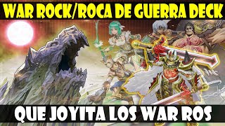 WAR ROCKROCA DE GUERRA DECK  UN UNGA BUNGA QUE FUNCIONA SORPRENDENTEMENTE BIEN  DUEL LINKS [upl. by Shelburne596]