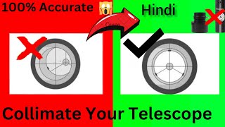 How to collimate a reflector telescope astronomy telescope collimation [upl. by Lalib]