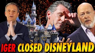 SABOTAGE Bob Iger CONVINCED Gavin Newsom To Shut Down Disneyland During COVID Behind Chapeks Back [upl. by Selima734]