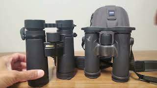 Binoculars I ended up with Zeiss Victory SF 8x42 Swarovski 8x30 B CL Companion Monarch HG 8X42 [upl. by Sueaddaht]