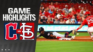 Guardians vs Cardinals Game Highlights 92024  MLB Highlights [upl. by Keel973]